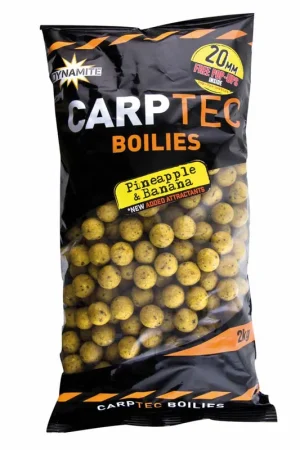 Prix Réduit Bouillettes Dynamite Baits Carptec Pineapple et Banane 900gr