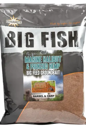 Produit De Marque Groundbait carpe dynamite baits big fish marine halibut / hemp 1.8kg