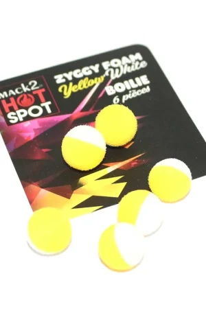 Mousse Zig Rig Mack2 Ziggy Foam Boilie Two Tone (x6) Seulement Aujourd'hui