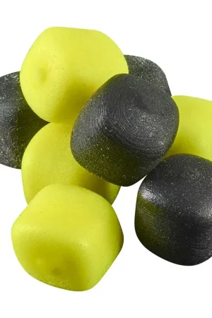 Imitation d'appât rok zig cube mix popup jaune-noire Solde