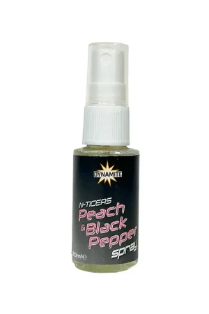 Vente Flash Spray Dynamite Baits Attractant N-Ticers Peach & Pep 30ml