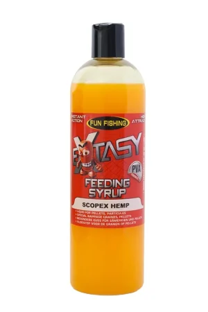 Booster Fun Fishing Extasy Feeding Syrup Scopex Hemp Satisfait Ou Remboursé