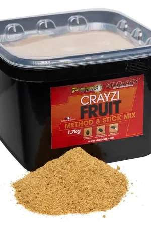 Seau amorce Starbaits PC Crayzi Fruit Method and Stick Mix 1,7 kg Dernier Modèle