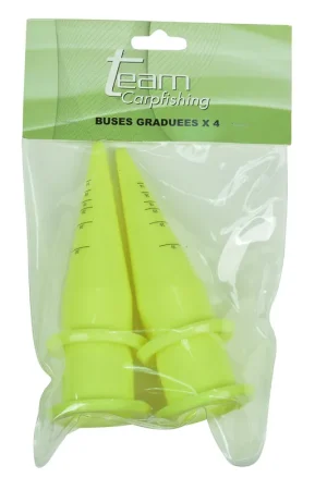 Buses pour pistolet à bouillettes carpe team carpfishing graduees x 4 Acheter Direct