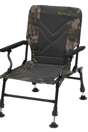 Levelchair prologic avenger relax camo chair w/armrest + covers Offre Limitée