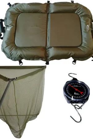 Prix Promo PACK Réception Epuisette Dark water + Tapis + Peson