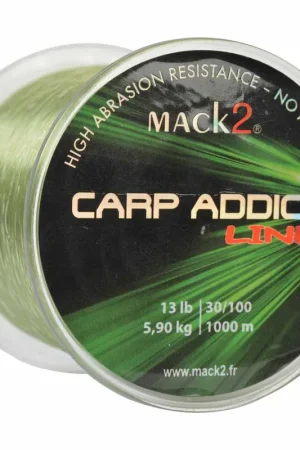 Nylon carpe mack2 carp addict line 1000 m Solde