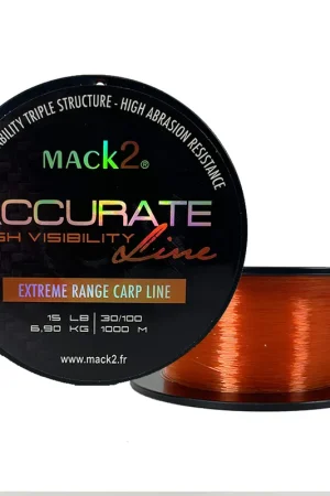 Nylon Mack2 Accurate Line High Visibility 1000m Dernier Modèle