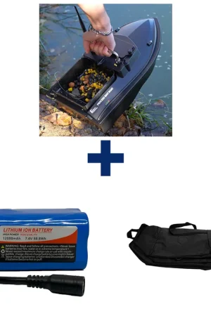 Pack Process Bait Boat + Batterie12000 mAh + Sac Super Prix