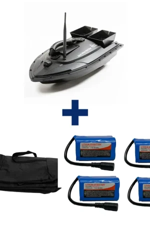 Expédition Rapide Pack Dark Water Miki Boat +4 Batterie 12000 mAh + SAC