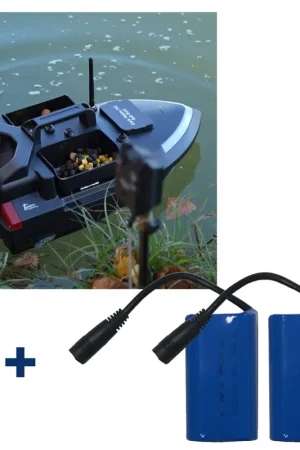 Certifié Pack Dark Water NG Bait Boat + 2 Batteries Supplémentaires