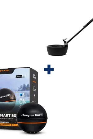 Pack Deeper Pro +2 + Support pour fixation sur bateau amorceur Petit Prix