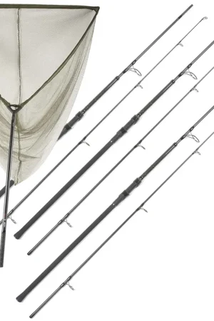 Offre Du Jour Pack de 3 cannes Nomad Xtr 10' 3 Lbs 1/2 + 1 épuisette Nomad Xtr Landing net