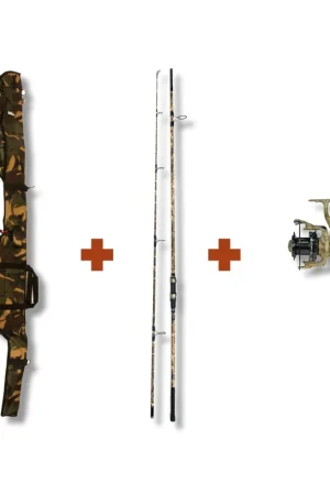 Combo Carp addict Camo single 10' Vente Directe