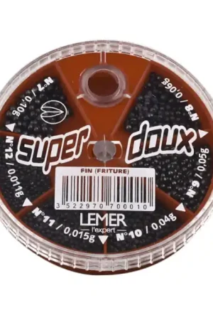Offre Du Jour Boite de plombs fendus coup lemer 6 cases super doux fin