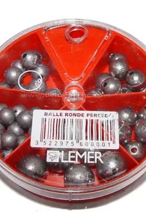 Boite de plombs coup lemer 5 cases balle ronde percee Offre Limitée