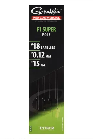 Bas de ligne Gamakatsu F1 Super Pole 15 cm x8 Paiement Sécurisé