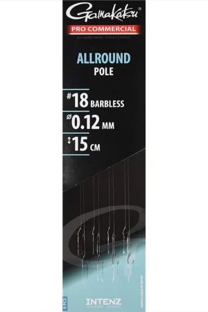 Hamecon Gamakatsu Allround Pole 15 cm x8 Top Vente
