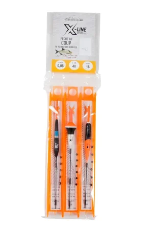 Produit De Marque Lignes montées coup x-line kit 3 lignes + hameçons montés