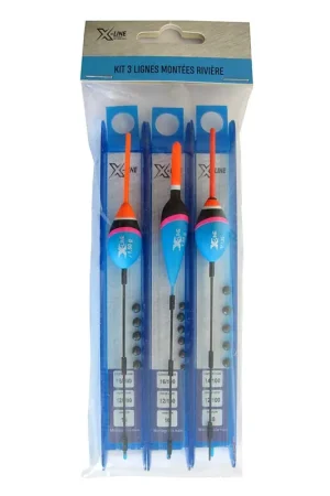Offre Exclusive Kit de 3 lignes mont&eacute;es coup x-line rivi&egrave;re