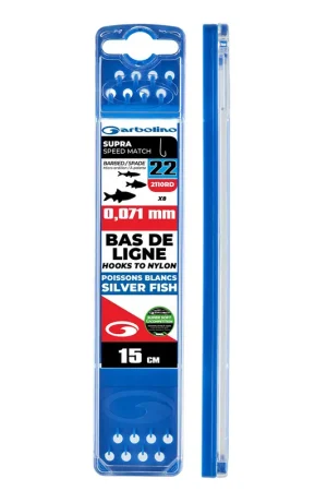 Expédition Rapide Bas de Ligne Montés GARBOLINO Ultra Speed Match