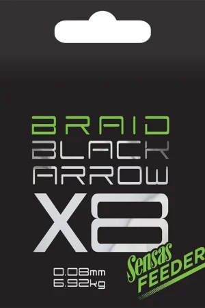 Tresse Sensas Black Arrow x8 Braid 150m 0.08mm Réduction