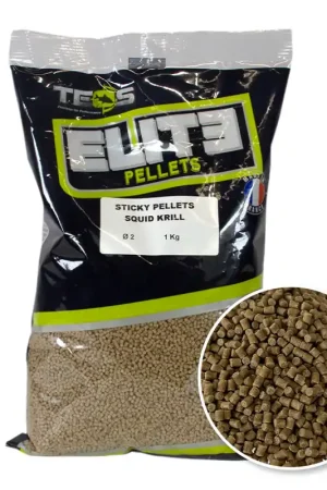 Retour Gratuit Pellets TEOS Elite Sticky Pellets Squid Krill 2mm 1kg