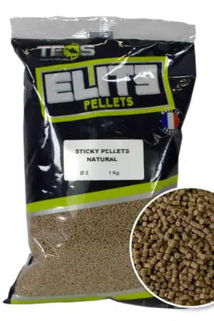 Produit De Marque Pellets TEOS Elite Sticky Pellets Natural 2mm 1kg