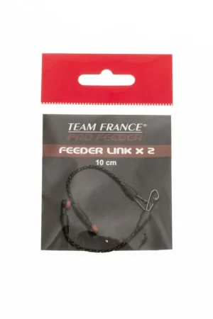 Feeder link tressé team france 10cm (2 piéces par pochette) Acheter En Ligne