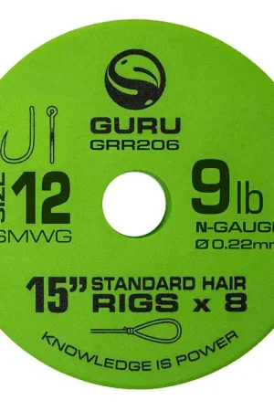 Bas de ligne guru smwg standard hair 15" (38cm) Prix Réduit