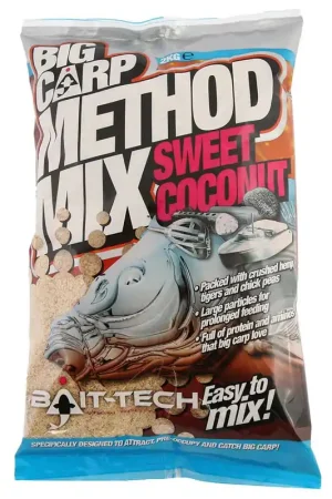Appats Bait Tech Big Carp Method Mix Sweet Coconut 2Kg Offre Exclusive