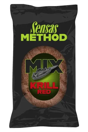 Amorce Feeder Sensas Method Mix Red Krill 1kg Bon Plan