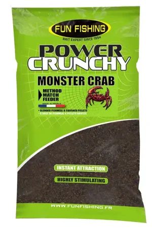 Amorce Fun Fishing POWER CRUNCHY Monster Crab 2kg Seulement Aujourd'hui