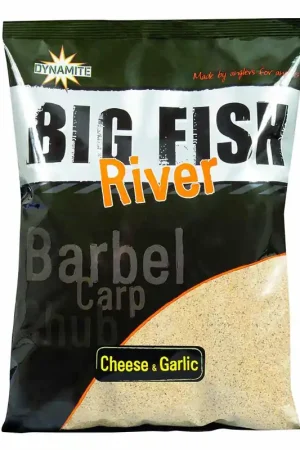 Amorce Dynamite Baits Big Fish River Arôme Cheese / Garlic 1.8kg Expédition Rapide