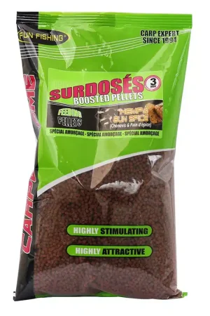 Usine Directe Pellets d'hamorçage surdosés 700g chénevis et pain d'épices