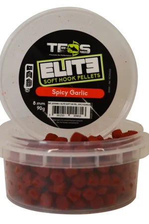 Pellets Soft Hook Teos Elite Spicy Garlic 8mm 90g Livraison Express