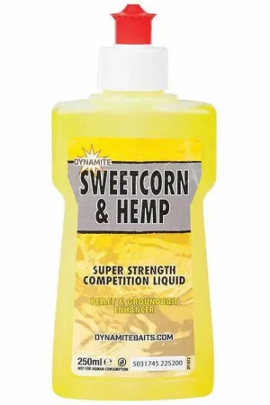 Attractant Liquide Dynamite Baits Sweetcorn/Hemp 250 ml Nouvelle Collection