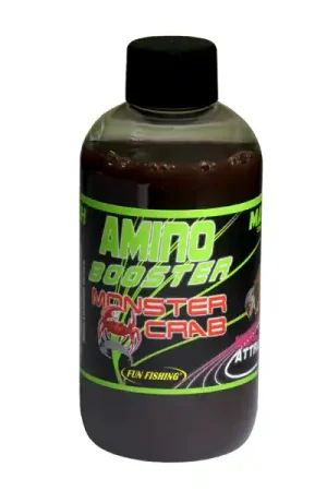 Additif liquide coup fun fishing amino booster monster crab 200ml Commander Vite