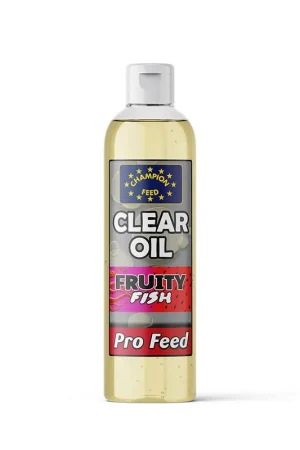 Promotion Huile Champion Feed Clear Oil 250ml Fruity Fish