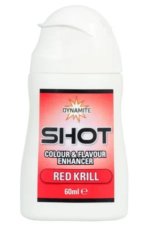 Vente Directe Booster Dynamite Baits Shot Red Krill 60ml