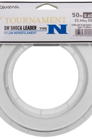 Offre Exclusive Tête de ligne daiwa tournament shok leader type n en nylon bobine de 50m