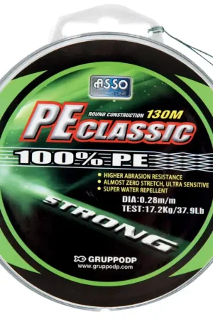 Quantité Limitée Tresse Asso Pe Classic Verte 130m