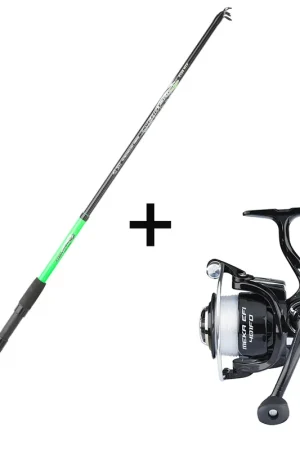 Dernière Chance Ensemble Télescopique SERT Fish Instinct Energy Telespin 2.70m, 40-80g + Moulinet Meka Efi 4000Fd