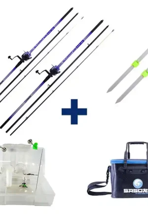 Expédié Aujourd'hui Pack Elementair Surf 450 + Surf Box + Pique Surf Alu 1 M + Baksalt