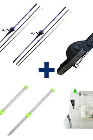 Dernier Modèle Pack Elementair Surf 450 + Surf Box + Pique Surf Alu 1 M + Fourreau Surf