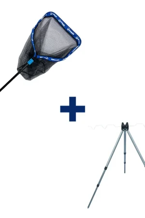 Pack Trepied Quai + Telesco Net Rubber Meilleure Vente