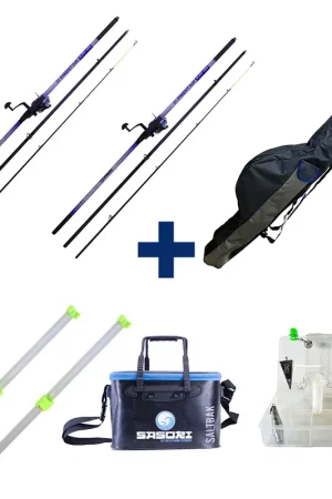 Pack Elementair Surf 420 + Surf Box + Pique Surf Alu 1 M + Fourreau Surf + Baksalt Prix Promo