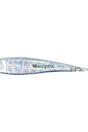 Leurre cuillere à jig ragot mitraspoon argent Vente Flash
