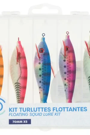 Expédition Rapide Kit SRT Turluttes Flottantes 70 mm x5