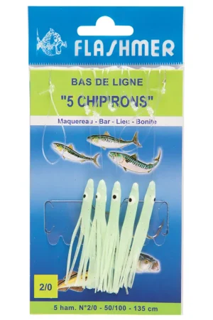 Offre Limitée Bas de ligne mer flashmer 5 chipirons